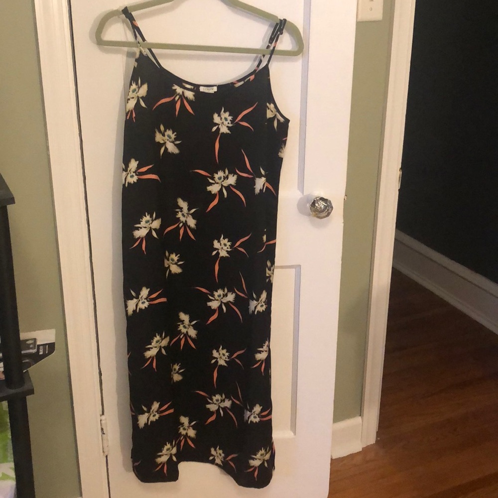 J Crew midi slip dress size Small